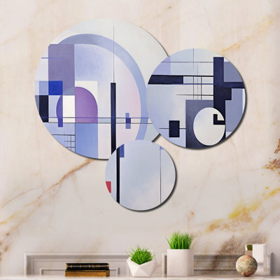 Abstract Wall Decor on Metal