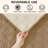 Medium-Sized Reversible Waterproof Dog Blanket - Camel/Beige - Stylish and Functional