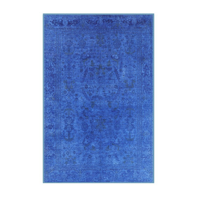 Tapis oriental bleu