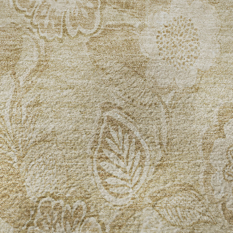 Premium Machine Washable Mayfield AMF1939 Floral Rug, Rectangle 1'8" x 2'6"