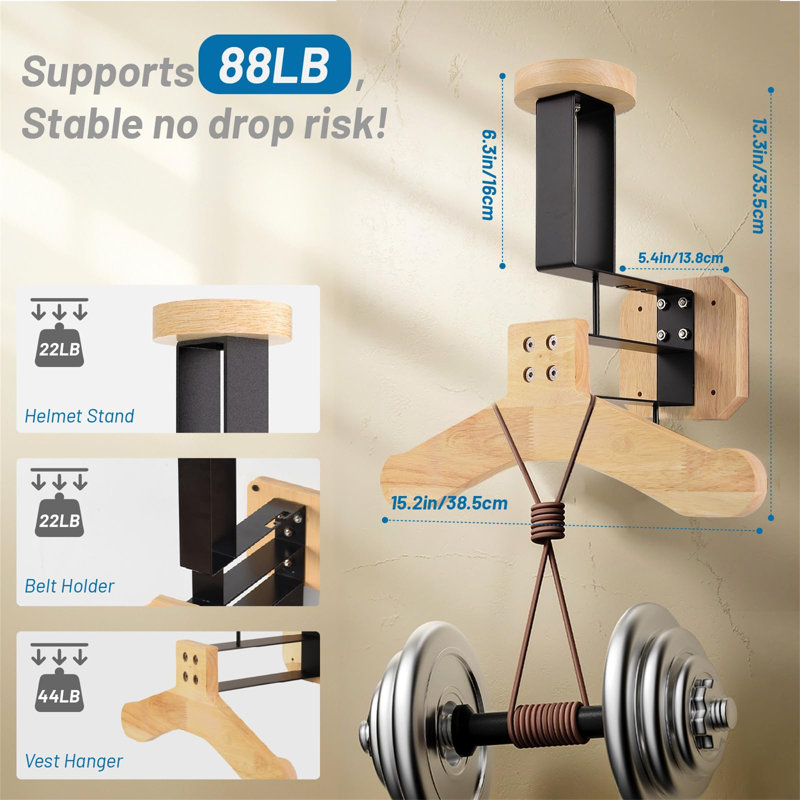 Wall Mounted Sports Rack