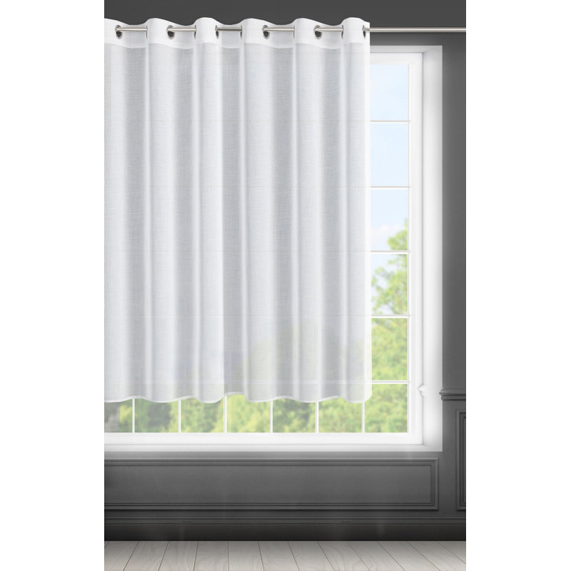 Kavante Sheer Curtain Single Panel, 150cm H x 350cm W