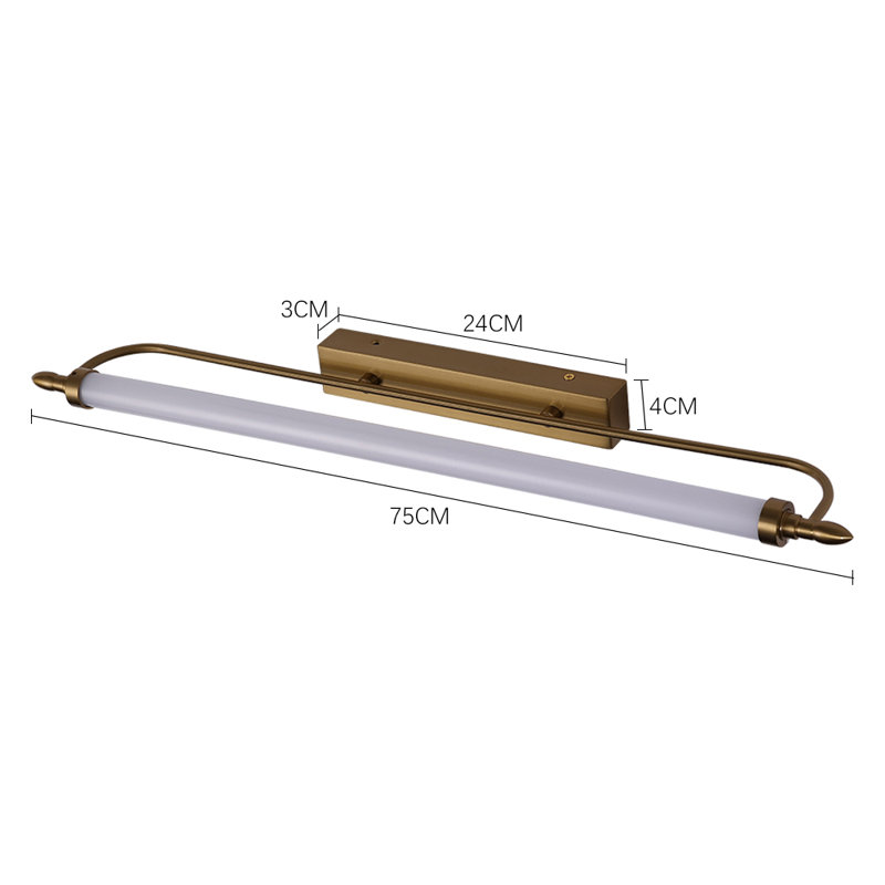 LED Vanity Light, 11cm H x 75cm W x 22cm D