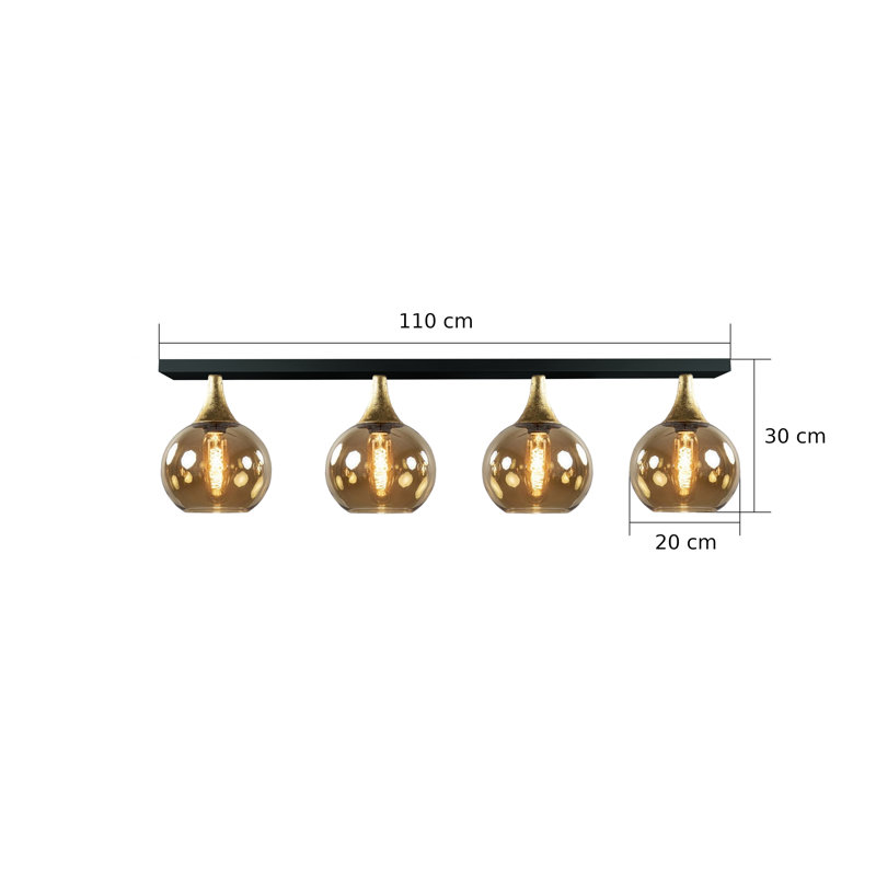 Berlinda Glass Flush Mount