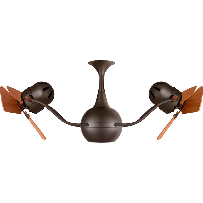 44" Vent-Bettina 3 Blade Ceiling Fan, Bronzette