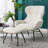 Cathalina Fabric Wingback Accent Chair with Ottoman-283539033