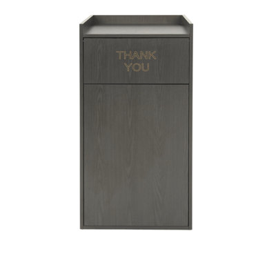 40 Gallon Wooden Commercial Grade Tray Top Trash Enclosure