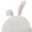 Lit simple princesse en forme de lapin rembourré-20154573