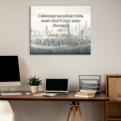 Artsy Quote By Dora Okeyo Gallery Wrapped Canvas