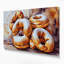 Art mural sur toile, "Desserts Beignets" gris-1576034801
