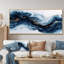 Or et bleu céleste fluidité II - encre liquide, art mural-1575511518-1575511516-1575511510