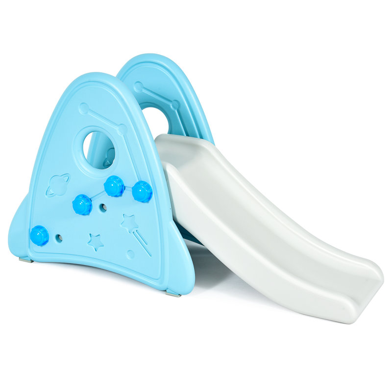 Rosalyn Freeport Park Indoor Indoor/Outdoor Outdoor Straight Slide, Blue