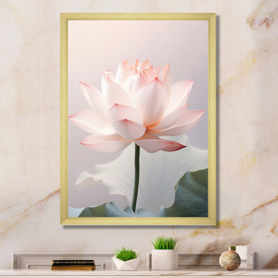 «Lunel Hinduisim Art Lotus Serenity» - Art mural sur toile de l'hindouisme