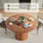 47" Round Dining Table With Stronge Drawer-1925836522