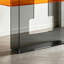 Console en acrylique avec cadre géométrique-1161499608