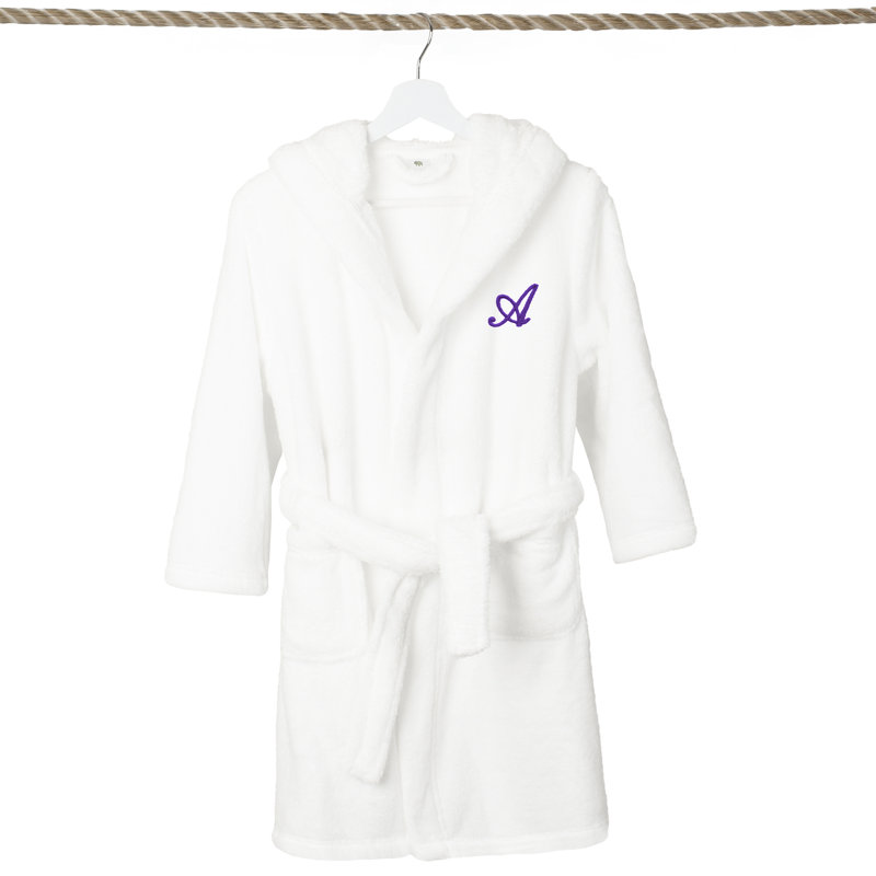 Peignoir à capuche double 100% polyester personnalisé, S, A