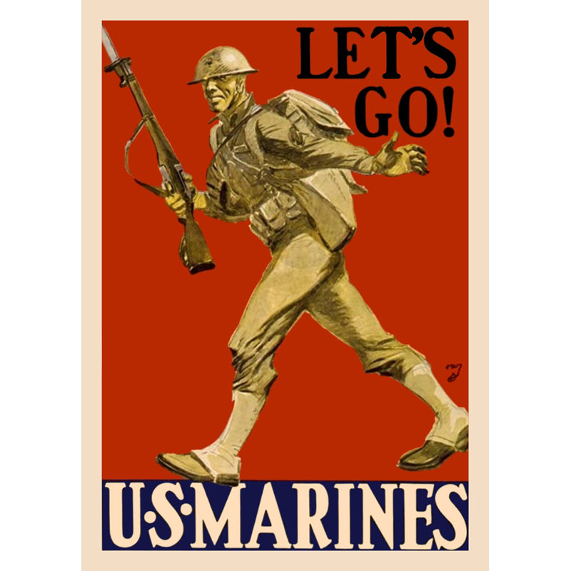 Allons-y! Marines américains