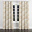 Rideaux obscurcissants Modern Room - Rideau à œillets à motif abstrait sable - 1 panneau-837774795-837774793
