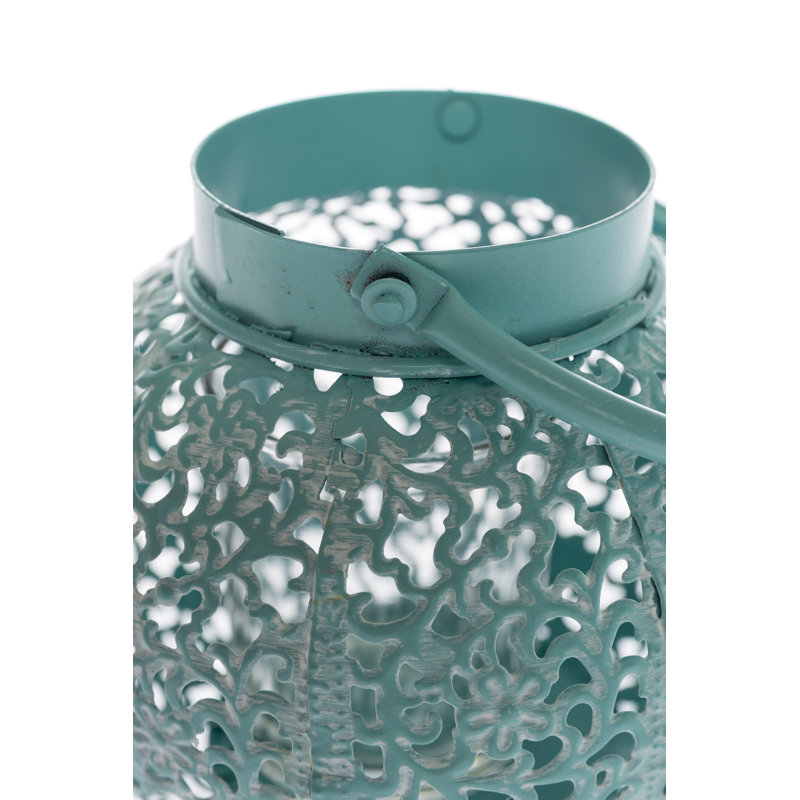Metal Lantern, Blue