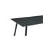 Table de salle à manger rectangulaire moderne, plateau de table en pierre frittée de qualité supérieure avec base en métal robuste, table de cuisine et de salle à manger résistante à la chaleur et aux égratignures (Vic foncé, 1 table)-343888740