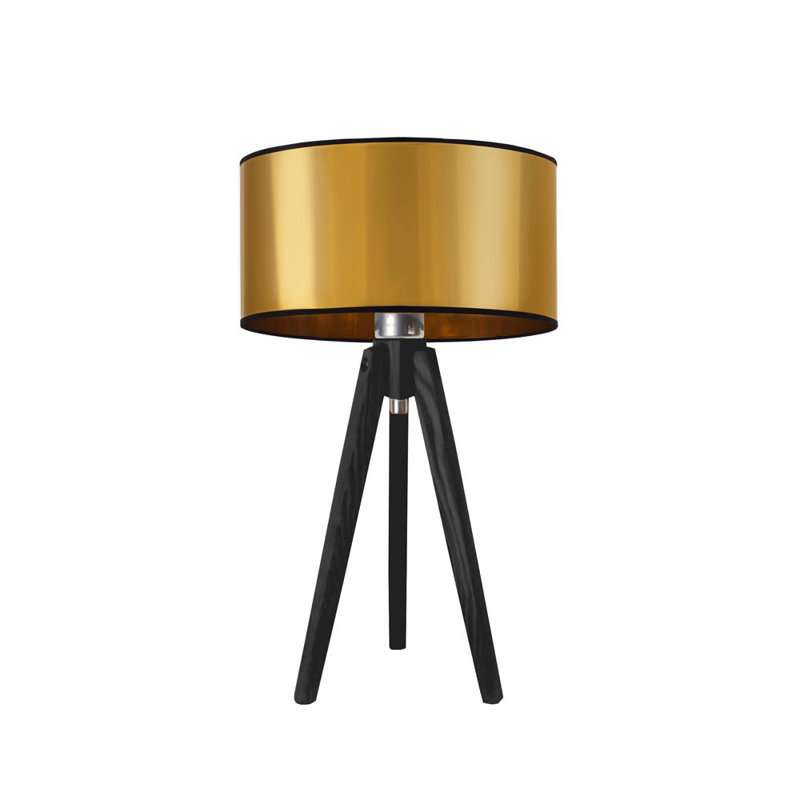 Wood Tripod Lamp