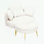 Fauteuils d'appoint en velours côtelé avec repose-pieds-911091822