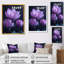 Fleurs de lotus mauves et grises Essence I - Lotus Wall Art Living Room-4633576-4633502
