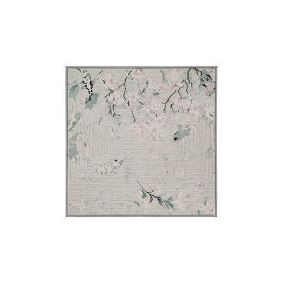 Machine Washable Gray Area Rug