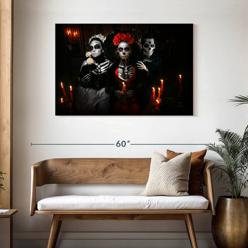 Hitzel Jour effrayant des morts, H 30 po x l 45 po