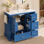 Meuble-lavabo 4 tiroirs avec porte-serviettes Heywood-1245188217