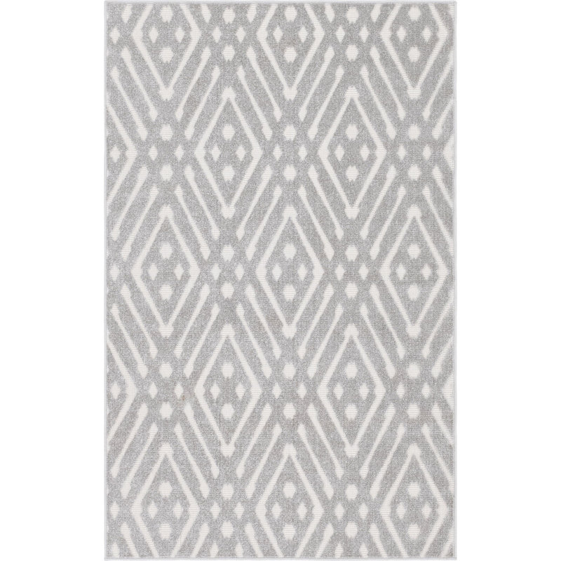 Tapis d'extérieur couleur granit Claudia, Rectangle de 5 pi x 8 pi