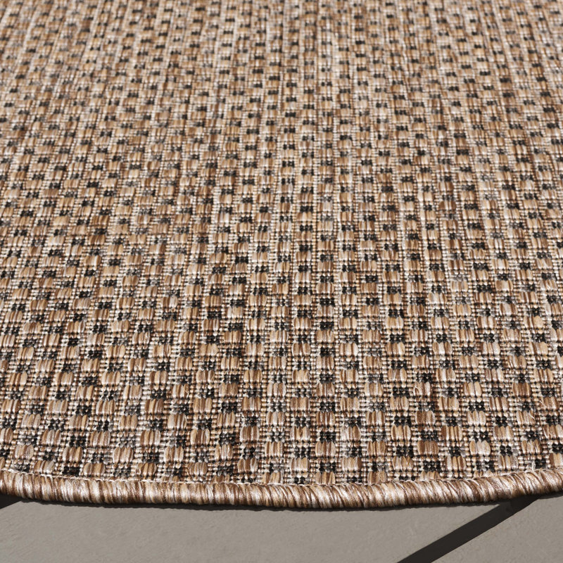 Tapis d'intérieur / extérieur Debriana Performance, Rond 6 pi 7 po