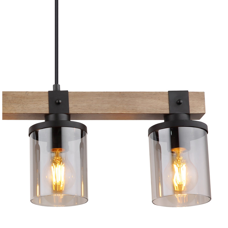 Aneth 4 - Light Black Linear Pendant