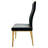 Faux Leather Upholstered Dining Chair with Stainless Steel Base-284142339-281860994