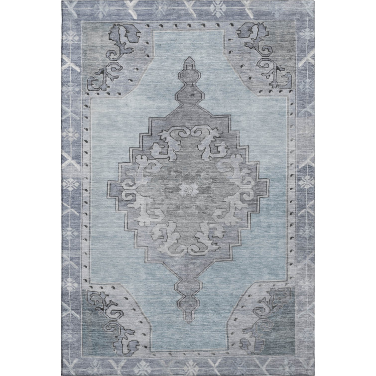 Premium Machine Washable Lubbers AMF1731 Global Rug