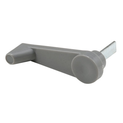 Prime-Line Gray Plastic Sliding Door Latch Lever with Steel Pin (Single Pack)