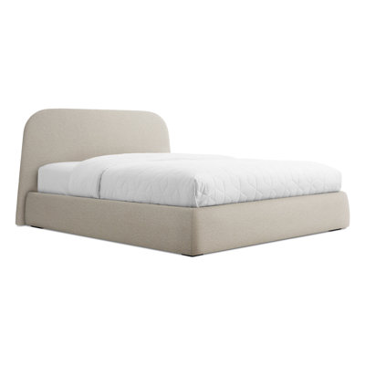 Grand lit de rangement avec couvercle - sable Kelso