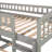 Over  Bunk Bed With Slide And Ladder-758513007
