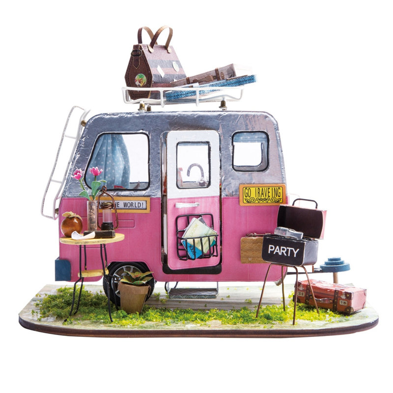 Casse-tête bricolage 3D - Happy Camper - 86 pièces