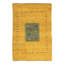 Gold Hand Knotted Gabbeh Rug 4'x 6'