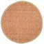 Desai Geometric Handwoven Jute/Sisal Orange/Natural Area Rug-24290821