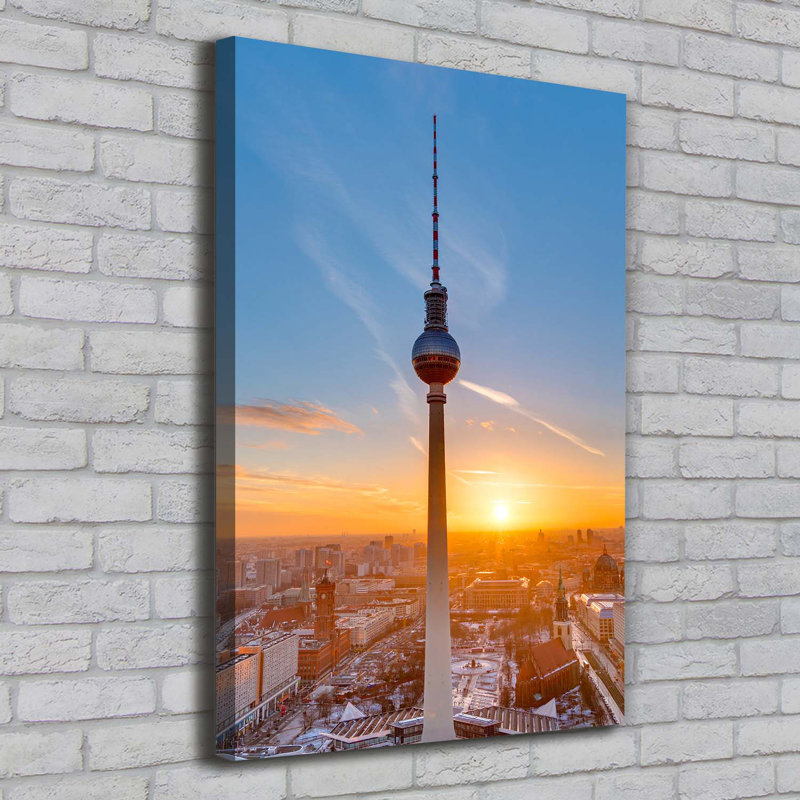 Television Tower - Wrapped Canvas Print