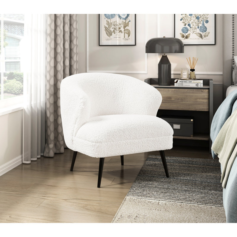 Chaise rembourrée Boucle Modern Luxury, Beige