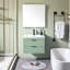 Meuble-lavabo simple mural 24 po avec plateau en céramique