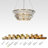 Barela 3 - Light Dimmable Tiered Chandelier