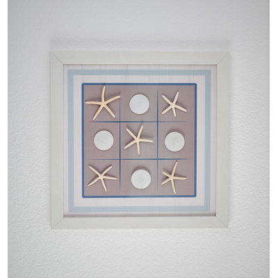 Tic Tac Toe Board Beach Wall Decor