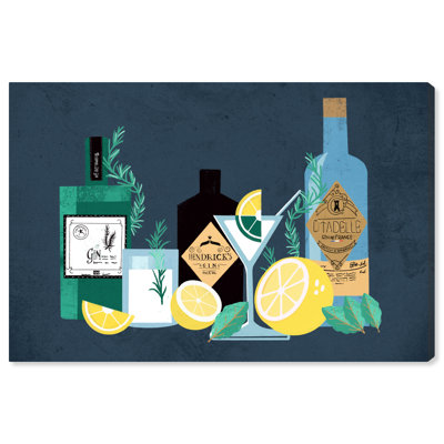 Gin Tonics - Impression sur toile