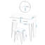 Eleni Dressing Table with Mirror