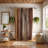 Abstract Shower Curtain-1409431714