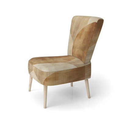 Chaise d'appoint abstraite de style Mid-Century abstrait - Chaise d'appoint abstraite Sun Arc I
